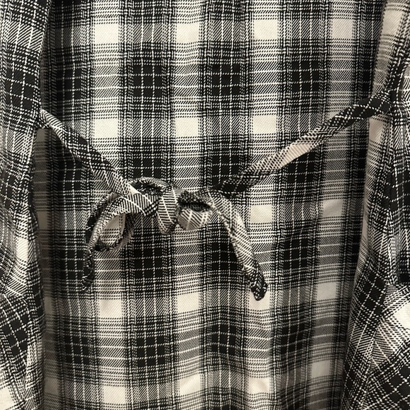 RUE ST PAUL VINTAGE PLAID MINI BABYDOLL DRESS - Picture 3 of 4